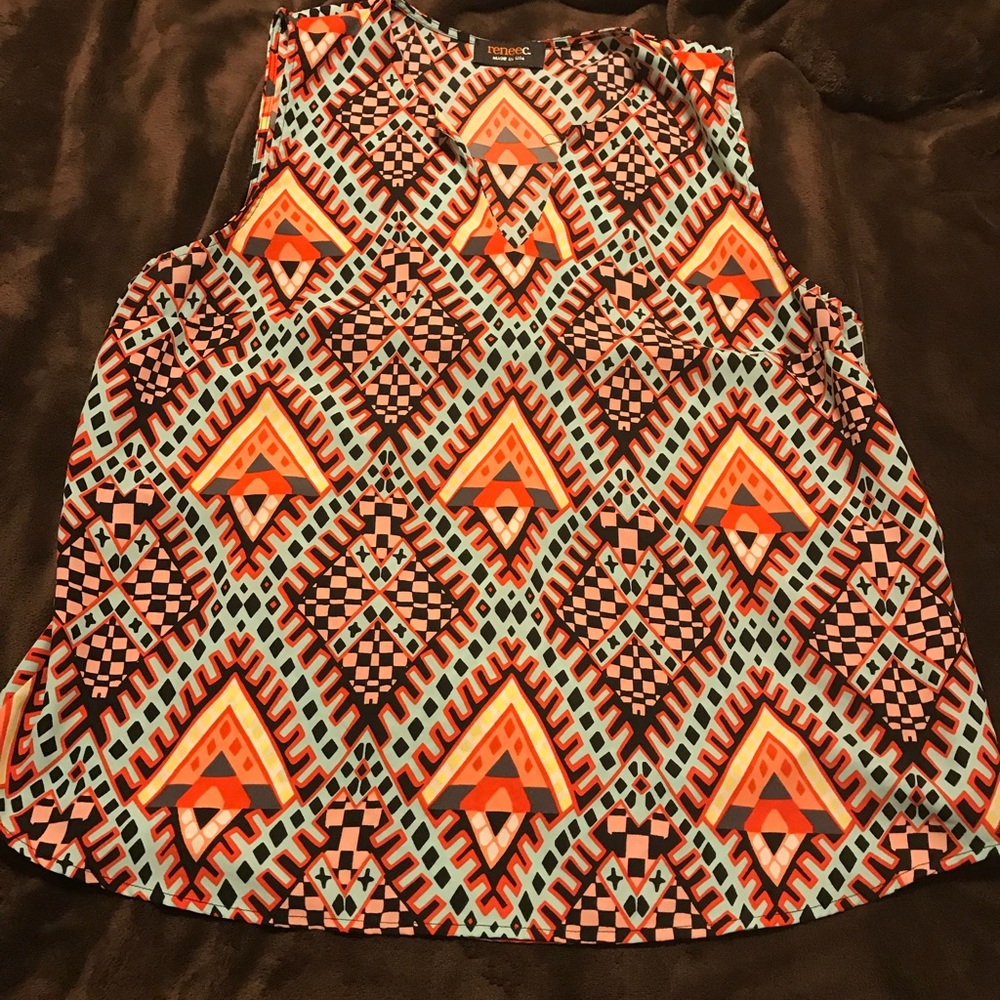 Geo Pattern Blouse - image 2